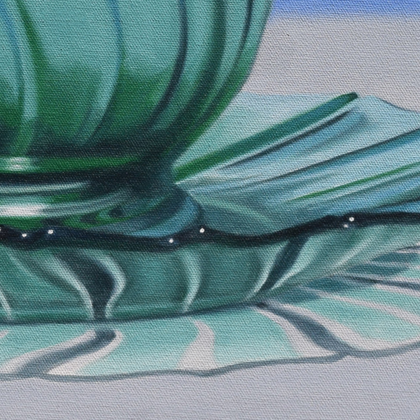 Green Cup and Saucer oil painting