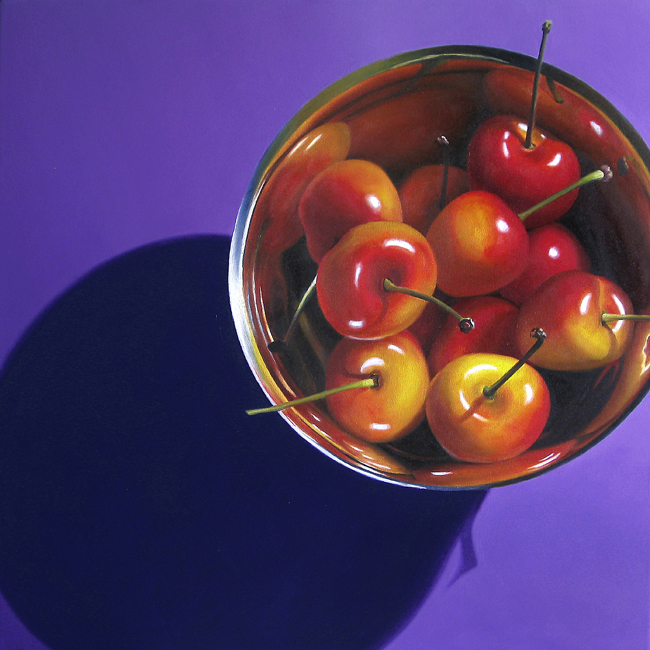 rainier cherries painting
