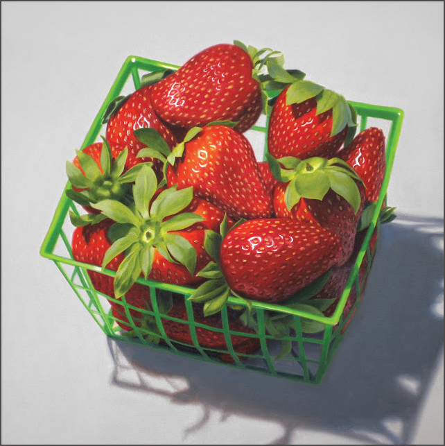 strawberry painting