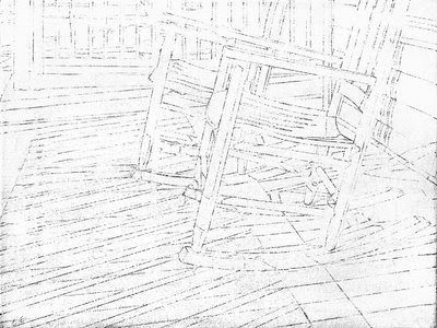 rocking chairs sketch
